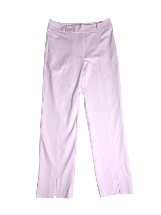 J Mclaughlin Pants - J McLaughlin Petal Pink Deanne Straight Split Hem Stretch Pants Size 2